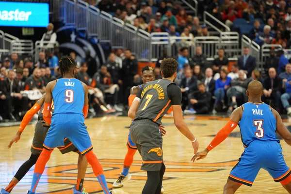 Orlando Magic Hospeda Oklahoma Thunder Amway Center Orlando Florida Quarta — Fotografia de Stock