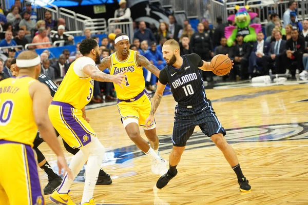 Орландо Мэджик Принимает Лейкерс Amway Center Орландо Форида Среду Декабря — стоковое фото