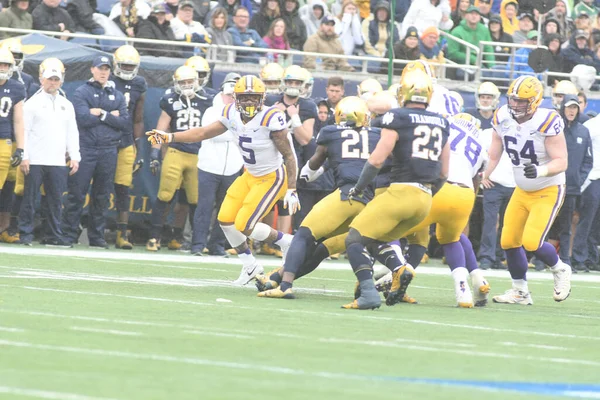 Notre Dame Enfrenta Lsu Durante Citrus Bowl Camping World Stadium — Fotografia de Stock