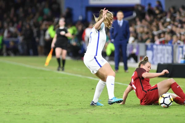 ABD, 7 Mart 2018 tarihinde Orlando City Stadyumu 'ndaki SheBelives Kupası' nda İngiltere ile karşı karşıya geldi..  