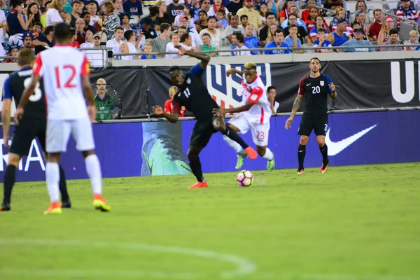 Eua Anfitrião Equipe Futebol Trinidad Tobago Everbank Field Jacksonville Florida — Fotografia de Stock