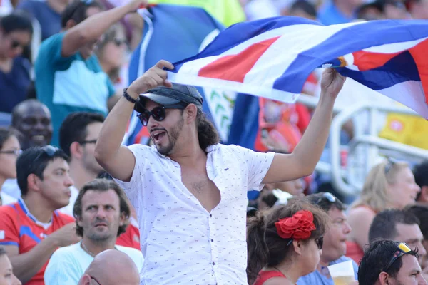 Costa Rica Szembe Paraguay Copa America Centenario Camping World Stadium — Stock Fotó