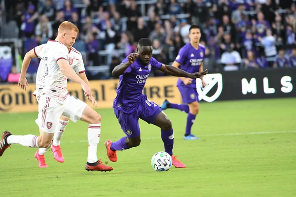 Orlando City Accueille Real Salt Lake Stade Exploria Samedi Février — Photo