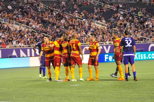 Orlando City Gospodarzem Fort Lauderdale Strikers Camping World Stadium Orlando — Zdjęcie stockowe