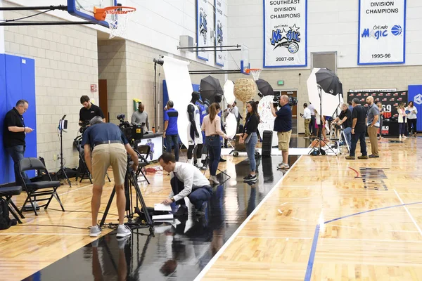 Orlando Magic Host Media Day Amway Center Orlando Florida Στις — Φωτογραφία Αρχείου