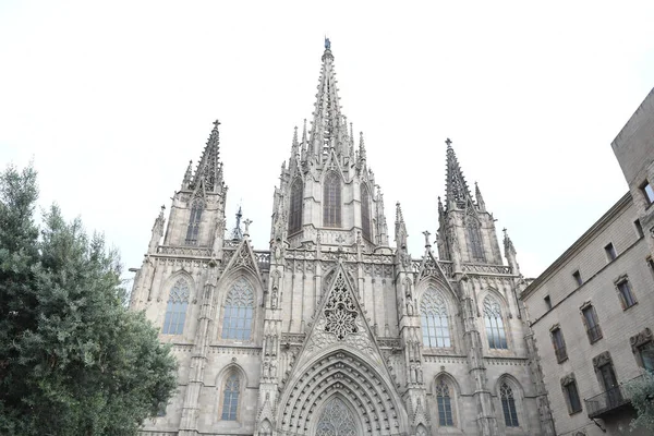 Vue Temple Expiatori Sainte Famille Barcelone — Photo