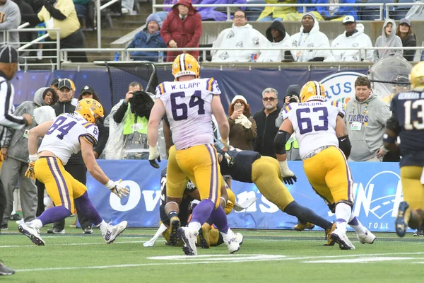 Notre Dame Face Lsu Alatt Citrus Bowl Camping World Stadium — Stock Fotó