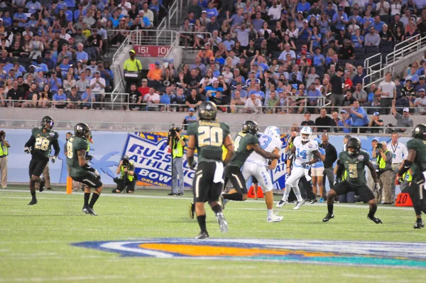 Severní Karolína Čelí Baylor Během Russell Athletic Bowl Stadionu Camping — Stock fotografie