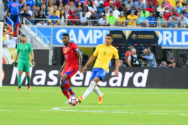 Brasil Enfrenta Haití Durante Copa América Centenario Orlando Florida Camping —  Fotos de Stock