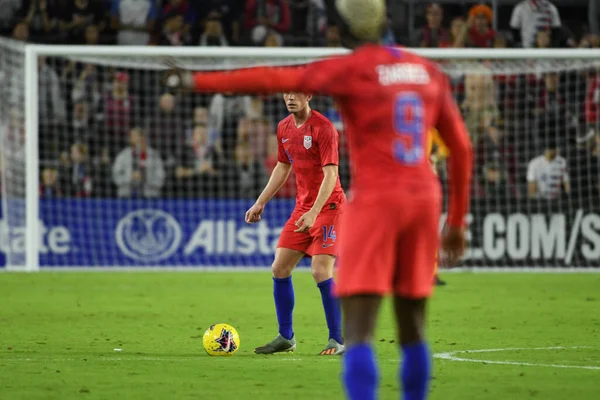 Equipo Fútbol Estados Unidos Acoge Canadá Durante Partido Liga Naciones — Foto de Stock