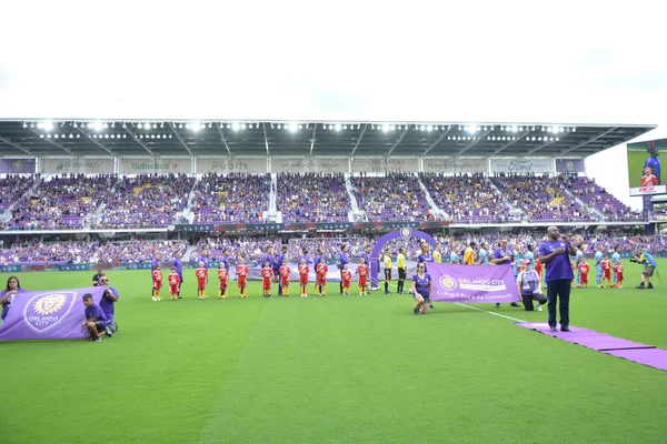 Orlando City Värd För New York City Orlando City Stadium — Stockfoto