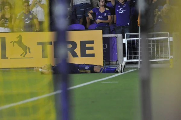 Orlando City Recebe Revolução Nova Inglaterra Orlando City Stadium Orlando — Fotografia de Stock