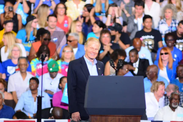 President Barack Obama Host Campaign Rally Presidential Candidate Hillary Clinton — Stock Photo, Image