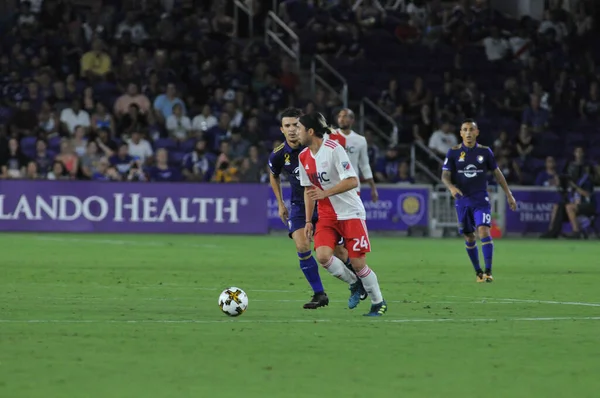 Orlando City Värd För New England Revolution Orlando City Stadium — Stockfoto