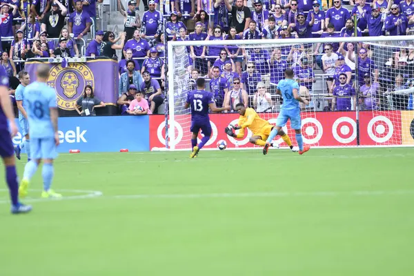 Orlando City Accueille New York City Orlando City Stadium Orlando — Photo