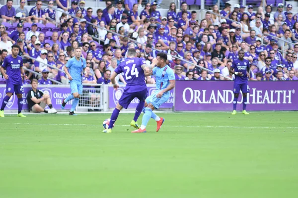 Orlando City Anfitrión Nueva York City Orlando City Stadium Orlando — Foto de Stock