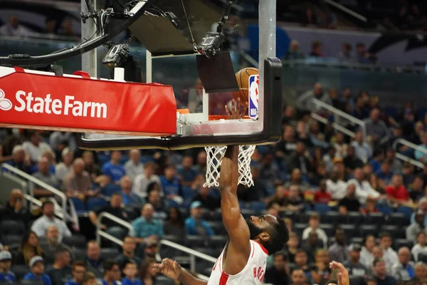 Orlando Magic Hosts Houston Rockets Amway Center Orlando Florida Friday — Stock Photo, Image