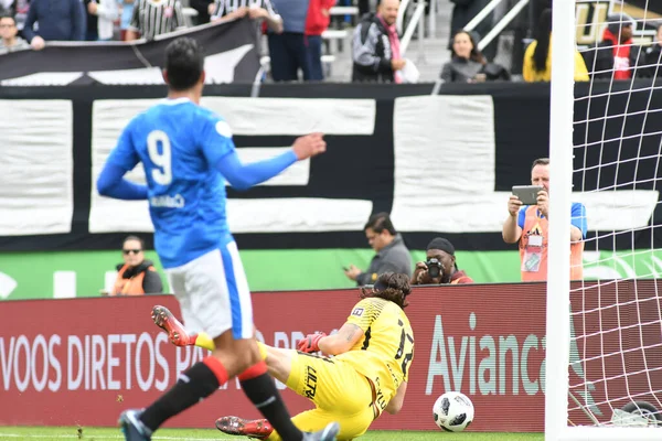 Rangers Corinthians Durante Copa Flórida Spectrum Stadium Janeiro 2018 Orlando — Fotografia de Stock