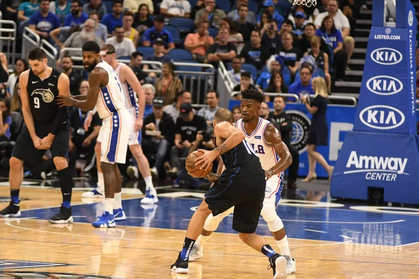 Orlando Magic Host Practice Session Amway Center Orlando Florida Στις — Φωτογραφία Αρχείου