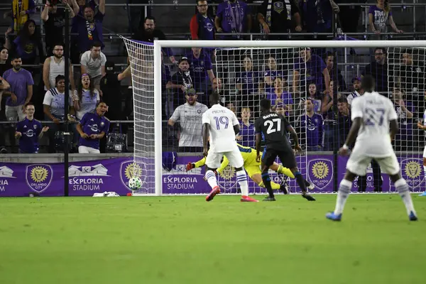 Orlando City Värd Montreal Vänlig Match Exploria Stadium Orlando Florida — Stockfoto