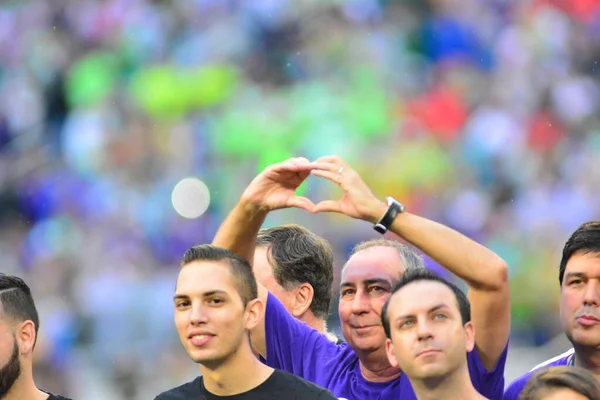 Orlando City Házigazda San Jose Földrengések Camping World Stadium Orlando — Stock Fotó