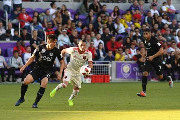 Flamengo Eintracht Frankfurt Orlando City Stadium Saturday January 2019 Photo — Stock Photo, Image