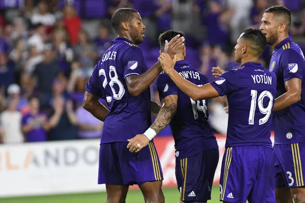 Orlando City 14 Temmuz 2018 'de Florida Exploria Stadyumu' nda Toronto FC 'ye ev sahipliği yaptı. Fotoğraf: Marty Jean-Louis