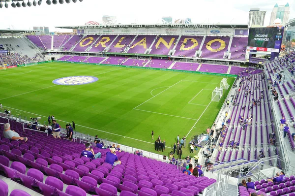Orlando City, 5 Mart 2017 'de Orlando City Stadyumu' nda NYC FC 'ye ev sahipliği yaptı..  