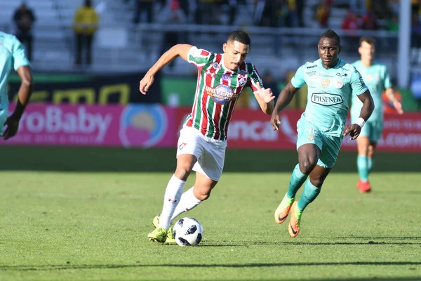 Fluminense Barcelona Během Floridského Poháru Stadionu Spectrum Ledna 2018 Orlandu — Stock fotografie