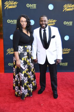 24 Mart 2018 Cumartesi günü Las Vegas 'taki Orleans Resort' ta düzenlenen 33. Yıldız Ödülleri Kırmızı Halı sırasında ünlüler.