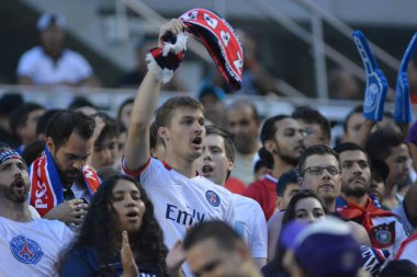 Paris Saint-Germain, Tottenham Hotspur 'a karşı 22 Temmuz 2017' de Orlando Florida 'daki Citrus Bowl' da.  