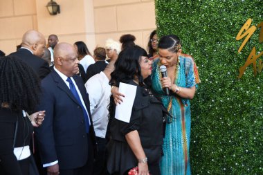 24 Mart 2018 Cumartesi günü Las Vegas 'taki Orleans Resort' ta düzenlenen 33. Yıldız Ödülleri Kırmızı Halı sırasında ünlüler.