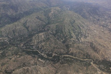 Karayiplerdeki Adaların Havadan Görünümü.  