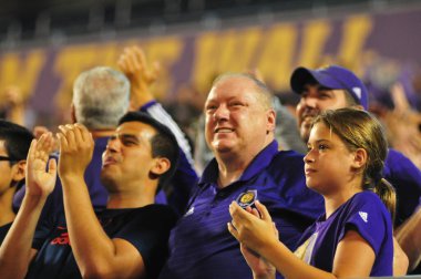 Orlando City SC 15 Temmuz 2015 'te Orlando Florida' daki Camp World Stadyumu 'nda West Bromwich Albion' a ev sahipliği yaptı. Fotoğraf: Marty Jean-Louis