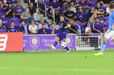 Orlando City 26 Temmuz 2018 'de Florida Exploria Stadyumu' nda NYC FC 'ye ev sahipliği yaptı. Fotoğraf: Marty Jean-Louis