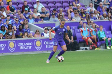 Orlando Pride 22 Nisan 2017 'de Orlando City Stadyumu' nda Washington Spirit 'e ev sahipliği yaptı.. 