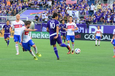 Orlando City, 24 Ağustos 2016 'da Orlando Florida' daki Kamp Dünyası Stadyumunda Toronto FC 'ye ev sahipliği yaptı..
