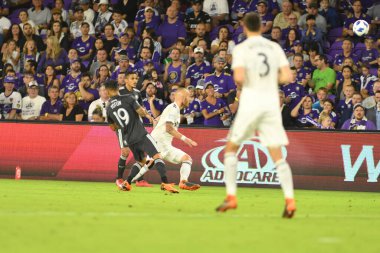 Orlando City 21 Nisan 2018 'de Orlando Florida' daki Exploria Stadyumu 'nda San Jose depremlerine ev sahipliği yaptı..  