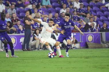 Orlando City, 23 Ağustos 2019 Cuma günü Florida, Orlando 'daki Exploria Stadyumu' nda Atlanta United 'a ev sahipliği yaptı.