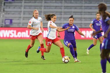 Orland Pride, 25 Ağustos 2018 'de Orlando Florida' daki Exploria Stadyumu 'nda Chicago Red Stars' a ev sahipliği yapıyor..  
