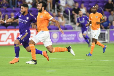 Orlando City SC, 22 Eylül 2018 'de Florida Exploria Stadyumu' nda Houston Dynamo 'yu ağırladı..