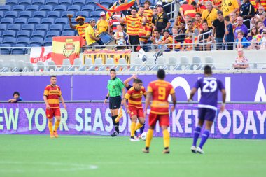 Orlando City SC, 29 Haziran 2016 'da Orlando Florida' daki Kamp Dünyası Stadyumu 'nda Fort Lauderdale Strikers' a ev sahipliği yaptı..