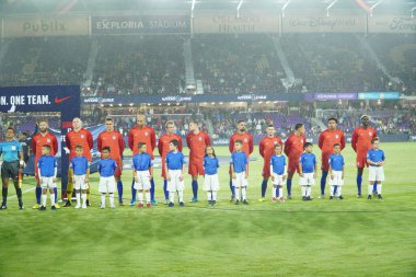 Amerikan Futbol Takımı 15 Kasım 2019 Cuma günü Orlando Florida 'daki Exploria Stadyumu' nda oynanan Concacaf Uluslar Ligi karşılaşmasında Kanada 'ya ev sahipliği yapmaktadır.