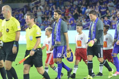 Orlando City 27 Eylül 2017 'de Orlando City Stadyumu' nda New England Devrimi 'ne ev sahipliği yaptı.. 
