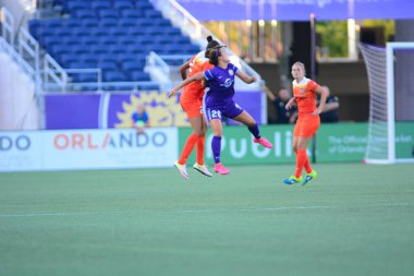 Orlando Pride sunucusu Houston Dash 23 Haziran 2016 'da Orlando Florida' daki Dünya Kampı Stadyumu 'nda..