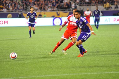 Orlando City SC, 8 Mayıs 2015 'te Florida' daki Kamp Dünyası Stadyumu 'nda Los Angeles Galaksisi' ne ev sahipliği yaptı..