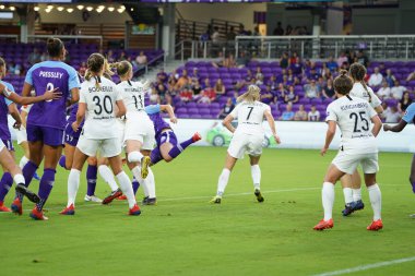 Foto Prides, 11 Mayıs 2019 Cumartesi günü Orlando City Stadyumu 'nda Portland Thorns FC' ye ev sahipliği yapıyor..