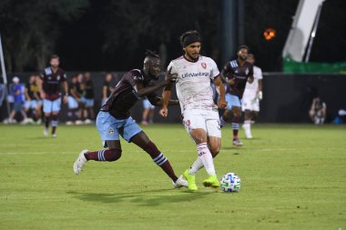 Real Salt Lake, 12 Temmuz 2020 'de Orlando Florida' da düzenlenen MLS Sırt Turnuvası sırasında Colorado Rapids ile karşı karşıya.