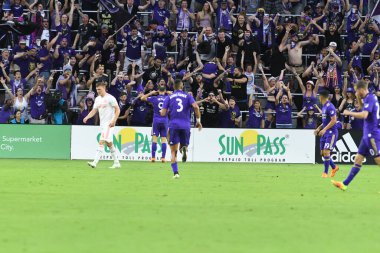 Orlando City SC, Atlanta United 'ı 13 Mayıs 2018' de Orlando City Stadyumu 'nda ağırladı.. 