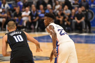Orlando Magic, Philadelphia 76ers 'ı 14 Kasım 2018' de Orlando Florida 'daki Amway Center' da ağırlıyor..